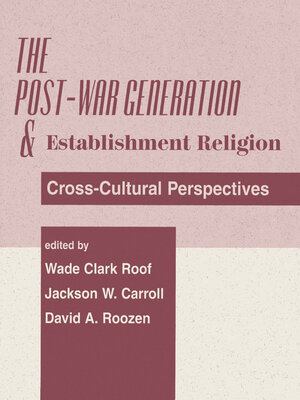 cover image of The Post-war Generation and the Establishment of Religion
